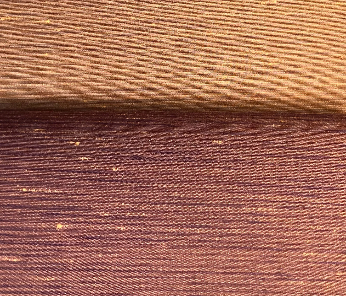 Close-up of curtain fabric woven with fireproof polyester yarn for added safety